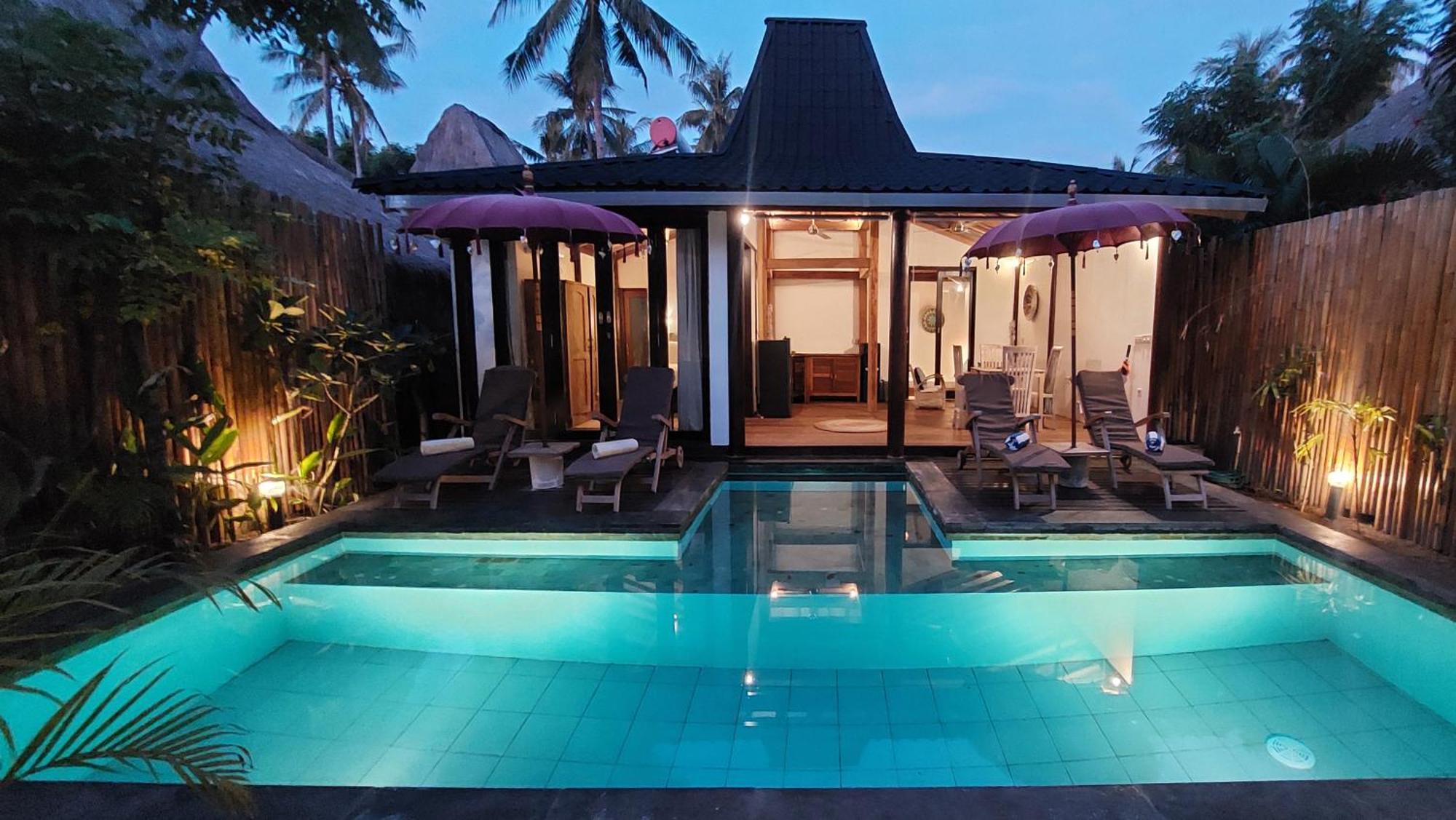 Meno Island Villas Gili Meno Exterior foto